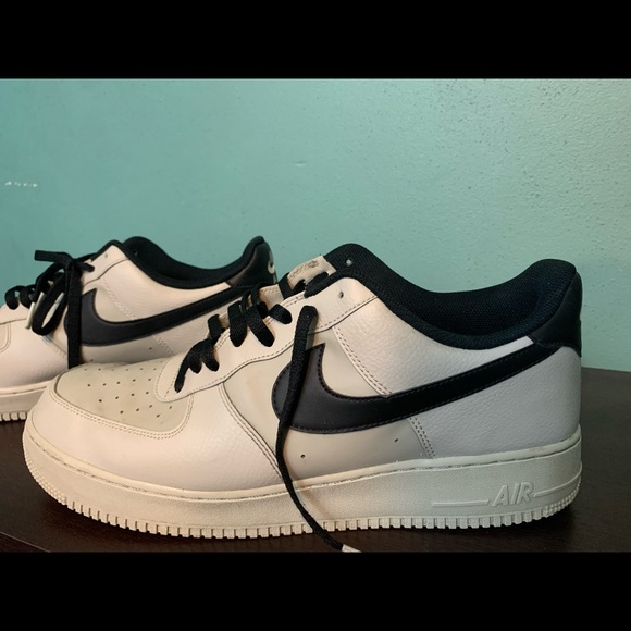 Nike Air Force 1 size 14 silver and black - Picture 5 of 10